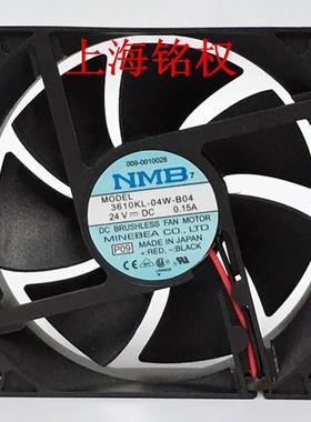 直流轴流风机 8020 DC24V 12V 散热风扇NMB 3610KL-04W-B04 8厘米