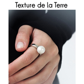 老钱风大颗珍珠戒指女轻奢高级感小众设计戒指大牌同款 轻奢开口