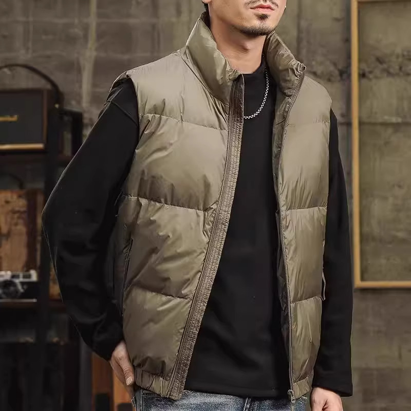 大码新国标90鸭绒冬季羽绒马甲男士秋冬美式复古休闲保暖背心外套,男装,羽绒马甲,淘宝优惠券,粉丝福利购,淘宝优惠卷