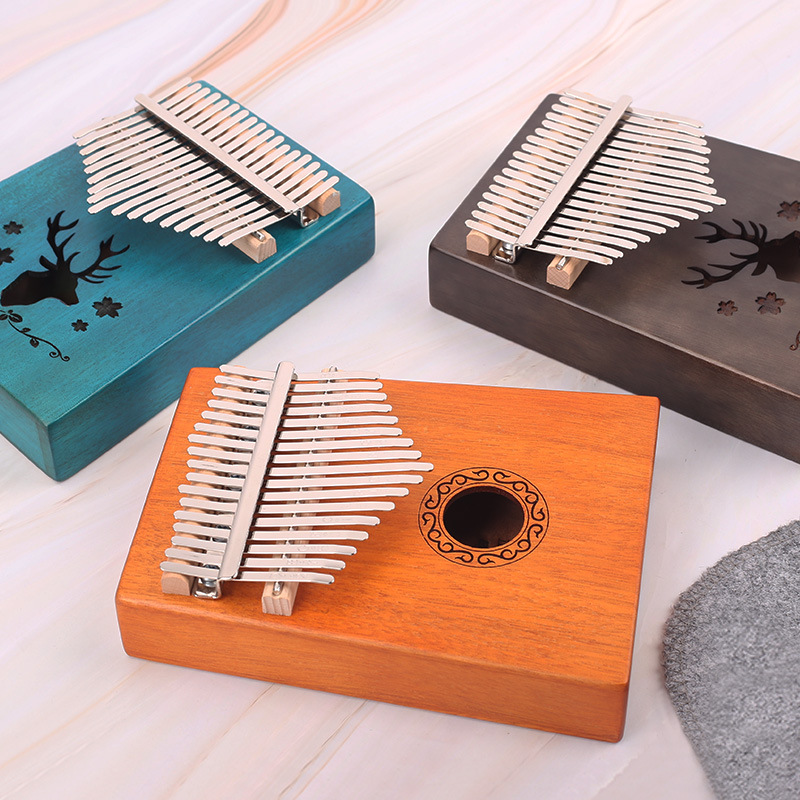 特价拇指琴17音琴kalimba 初学者拇指钢琴式手指琴