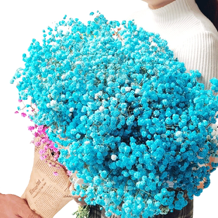 满天星干花花束客厅摆件鲜插干花真花装饰摆件包装批发母亲节礼物