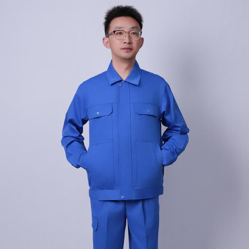 夏季耐磨工作服拉链款