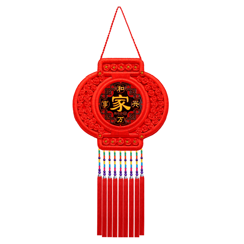 中国结灯笼挂件客厅大号背景墙