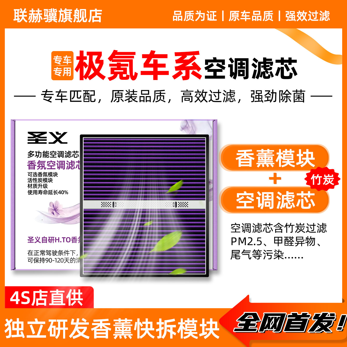 【极氪专车定制】香薰空调滤清器图片