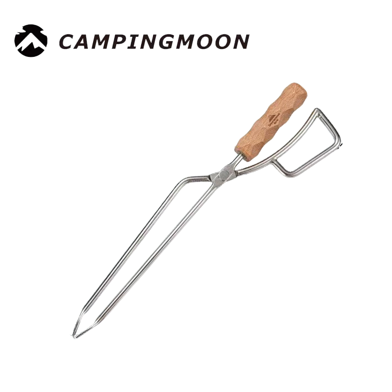 柯曼不锈钢焚火钳MS-42榉木手柄