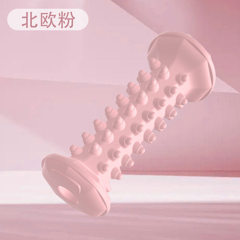 按摩器足底瑜伽保健按摩滚轮狼牙棒滚轴肌肉放松按摩棒工厂