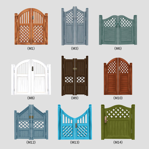 各式新品户外防腐花园门工厂直销