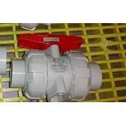 益日新过滤机大头泵PP双由令活接球阀 1寸/DN25/32mmPP-H标准球阀