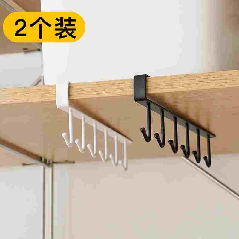 厨房挂钩橱柜锅铲挂件免打孔墙上厨具置物架壁挂收纳大全神器用品图片