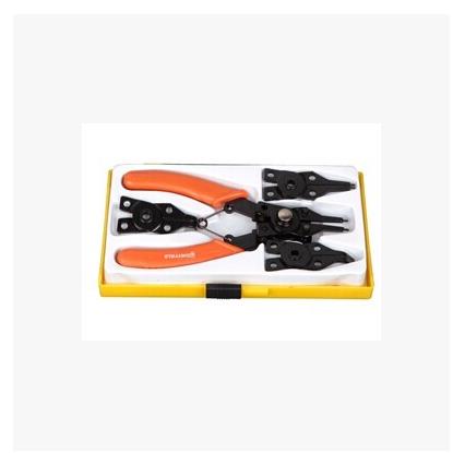 正品钢盾工具5件套轴用孔用卡簧钳内卡/外卡钳子6寸卡钳S047001图片