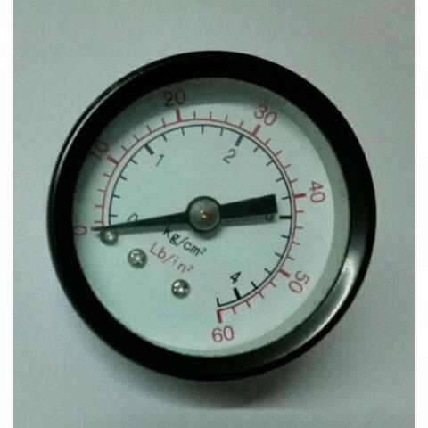 轴向压力表 背接式 0~4kgf/cm2 0～60lb/in2 pt1/8 4bar  60psi