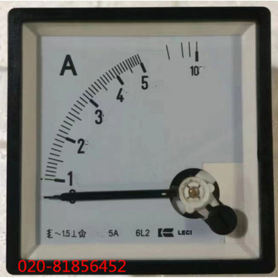 。6L2 上海乐磁盘带过载交流电流表6L2-10A 5A 20A 30A 50A 75A 1