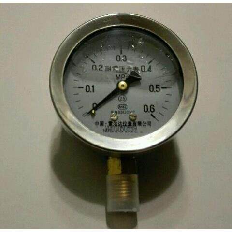 雷尔达 不锈钢外壳耐震压力表  YN-60 YN60 yn60i ytn-63 62mm