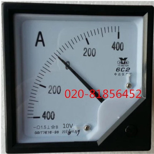 。模拟直流电压表6C2+-400A DC5V DC10V DC30V DC40V