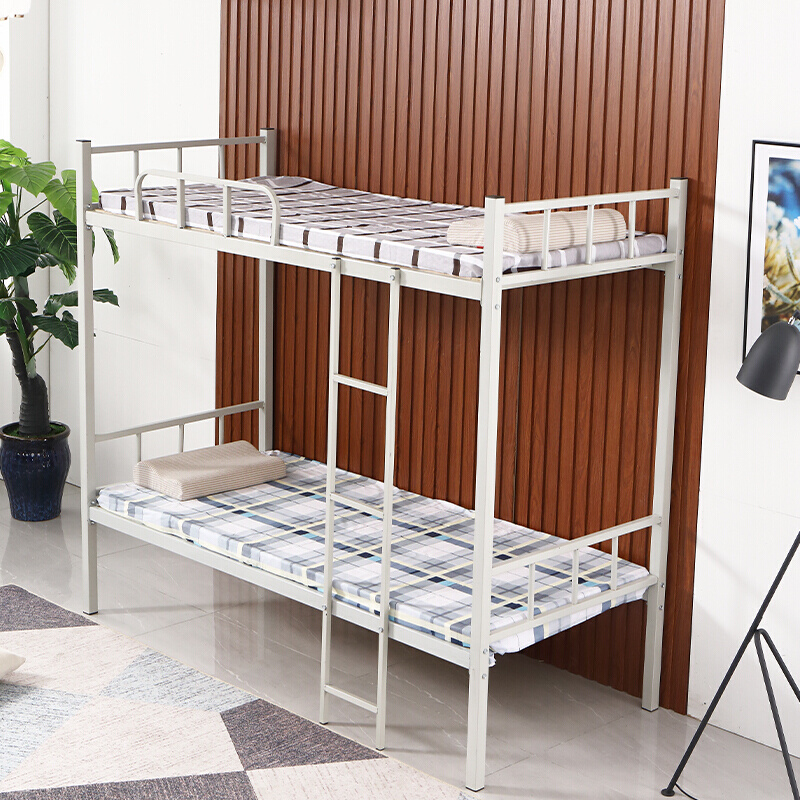 。促销双层工地铁床高低床学生上下铺双层床成人上下床宿舍床钢架
