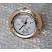 螺纹PT1 轴向压力表 直径60mm 上海仪川2.5mpa轴向耐震压力表
