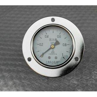 轴向带边压力表 铜螺纹m10x1 背面外壳直径59-60mm 压力0-1mpa