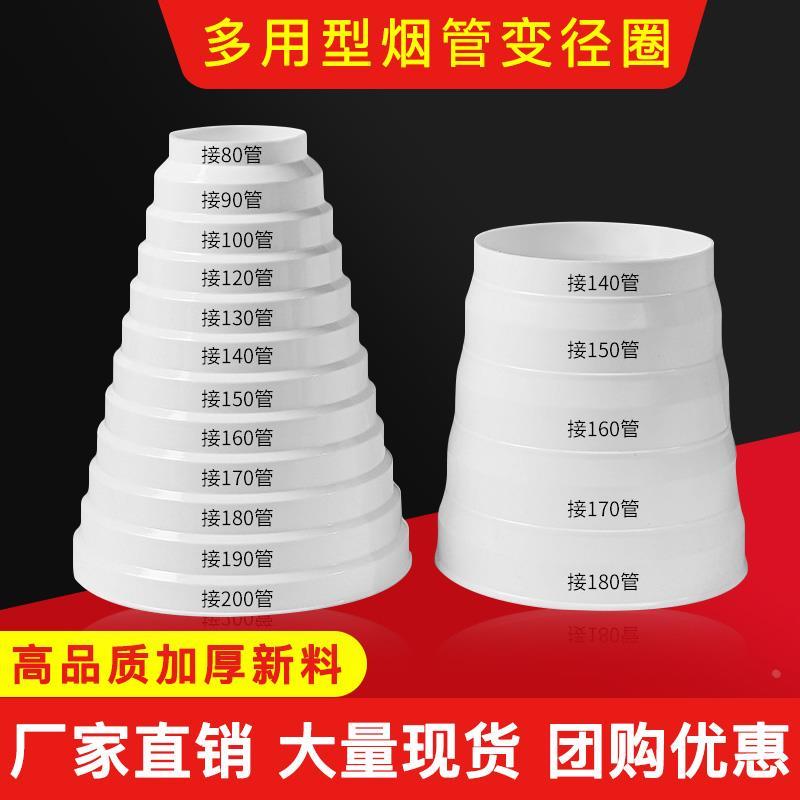 抽油烟机铝箔排烟管转换接头排风管变径器大小头厨房止逆阀变径圈