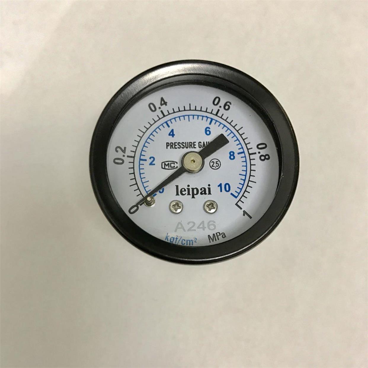 轴向压力表 压力1mpa 10kgf/cm2 直径 41mm~42mm Y-40Z pressure