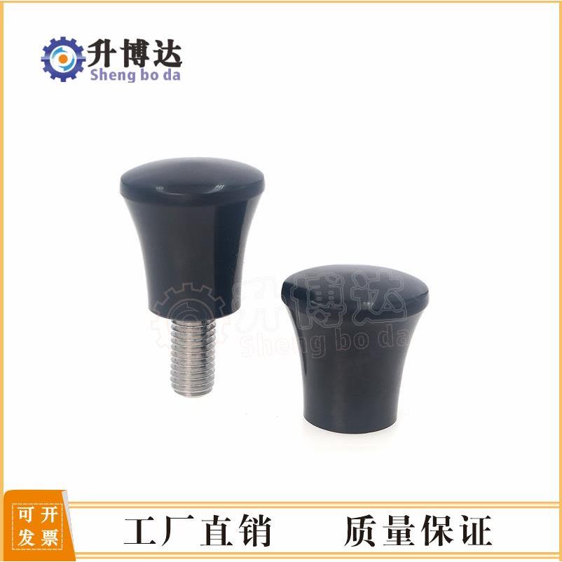 蘑菇头型旋钮内外螺纹型塑料胶头手柄螺丝C NMF NMM5 6 8 10