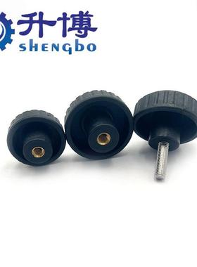 旋钮直纹把手带凹槽握紧旋钮NKRM/NKRF/NKRR大口径