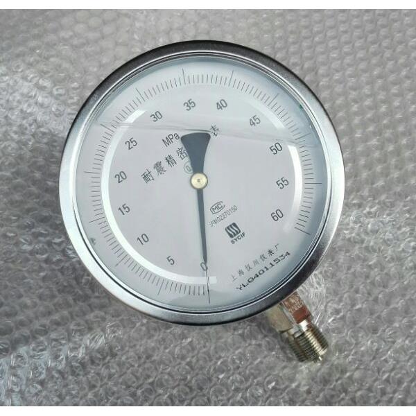 上海仪川仪表厂 0.4级标准耐震压力表 耐震精密压力表 0～1-60mpa