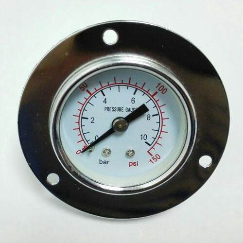 150psi 轴向带边压力表 背后外壳Φ41mm 前面大外圈Φ61mm 10bar