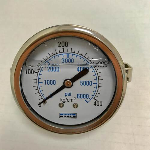 轴向带固定支架耐震压力 直径68mm 压力 400kg 6000psi 螺纹ZG1/4
