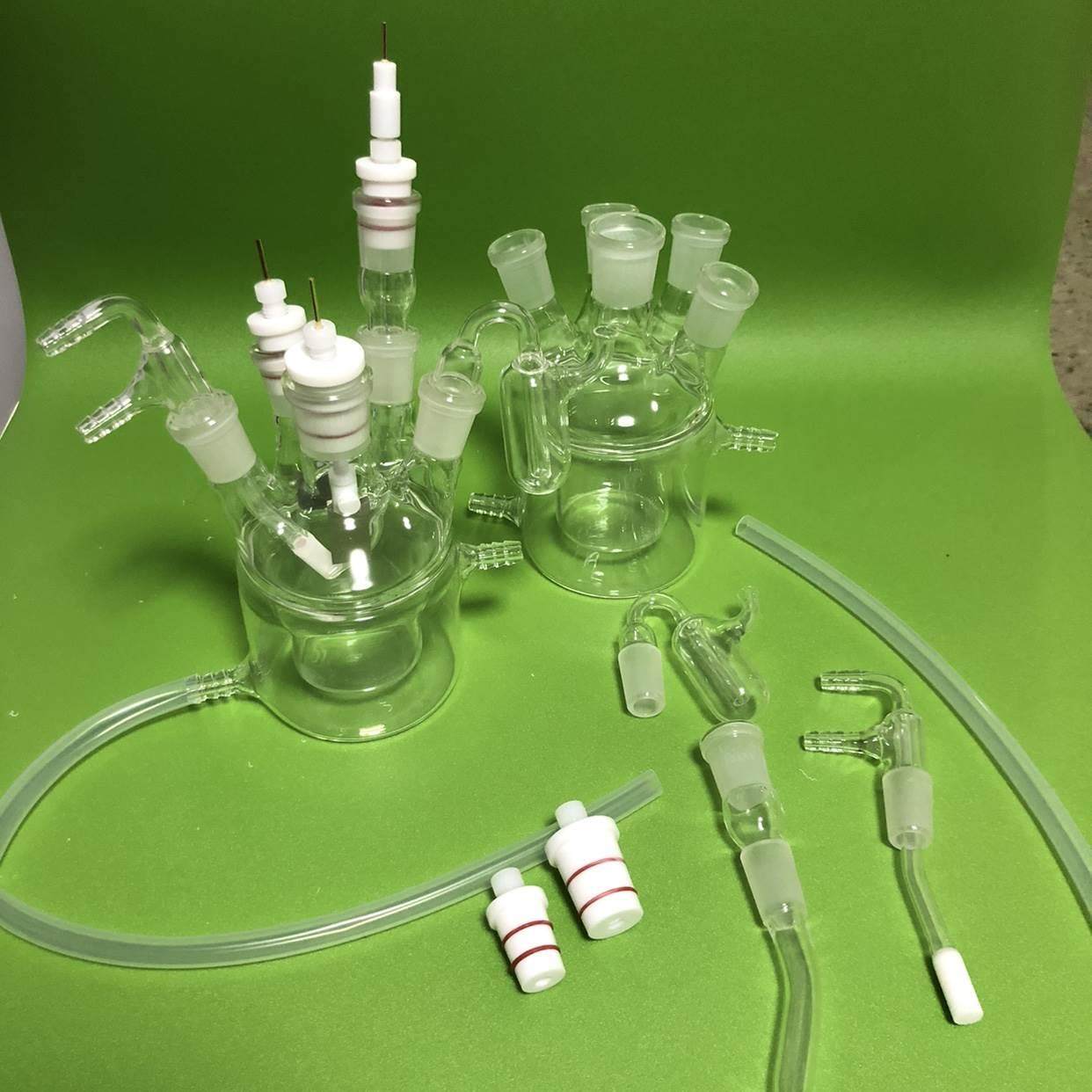 50/100/150/200ml双层密封五口玻璃电解槽电化学反应池可通循环水,包装,胶带座/封箱器,淘宝优惠券,粉丝福利购,淘宝优惠卷