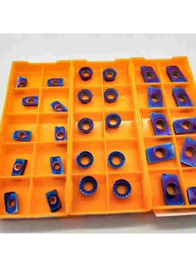 蓝色纳米涂层铣刀片APMT1604PDER APMT1135PDER 大小R0.8铣刀粒