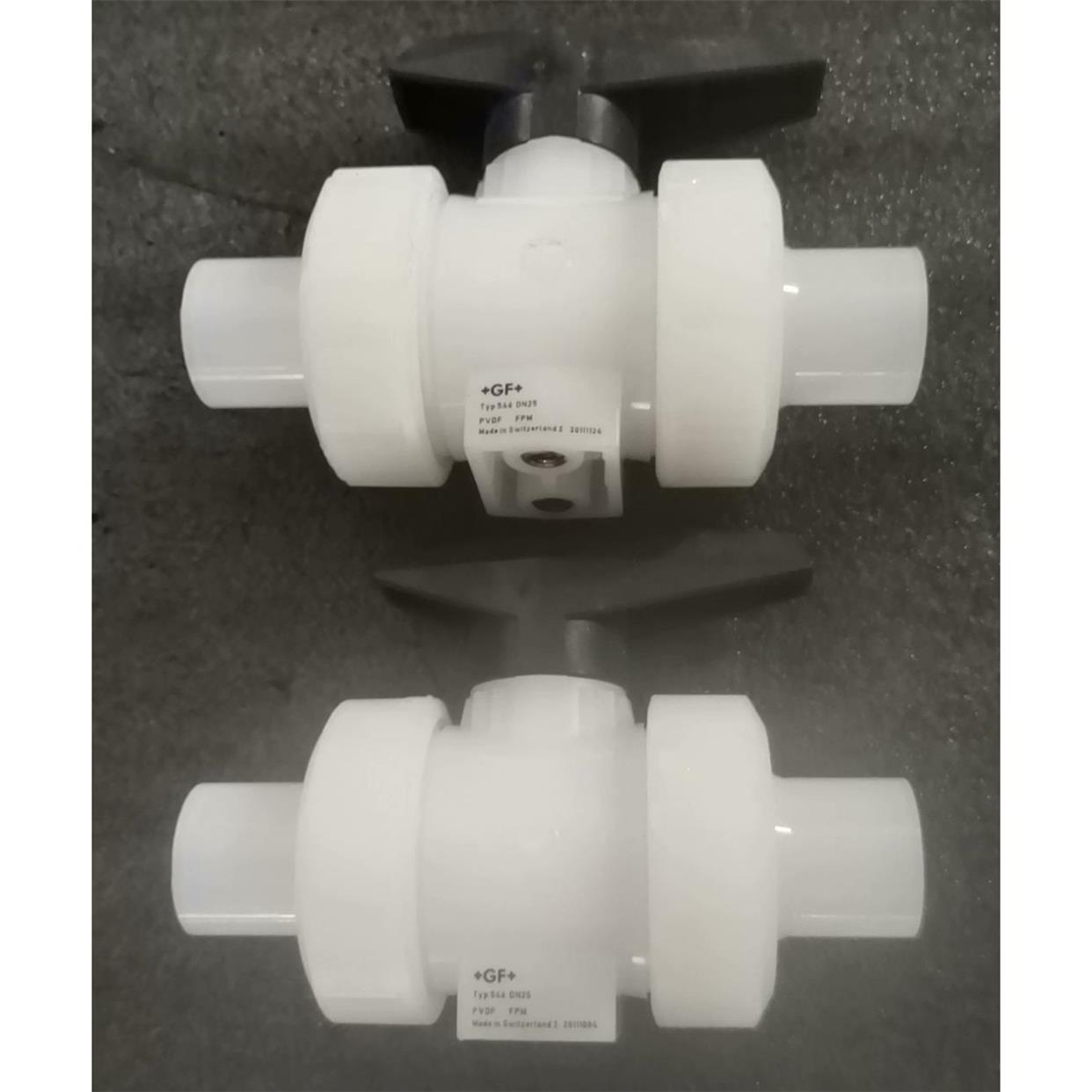 原装+GF+球阀 Typ546 DN25 PVDF 实物