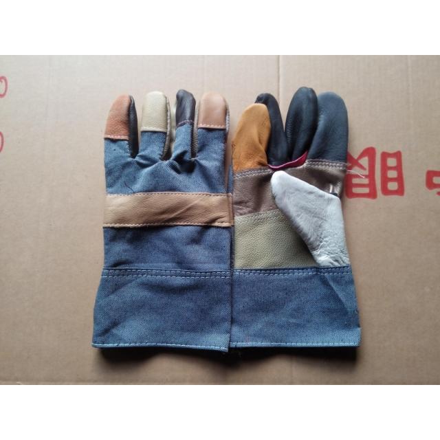 工厂直销二层电焊手套牛皮焊接耐磨手套耐高温焊工防护劳保手套