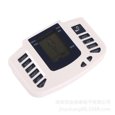 现货英文俄语JR-309A多功能按摩器 16片贴片全身按摩仪