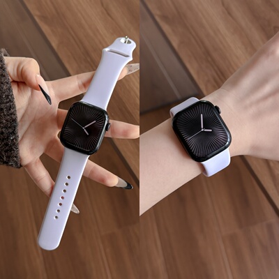 applewatch11硅胶透气手表表带