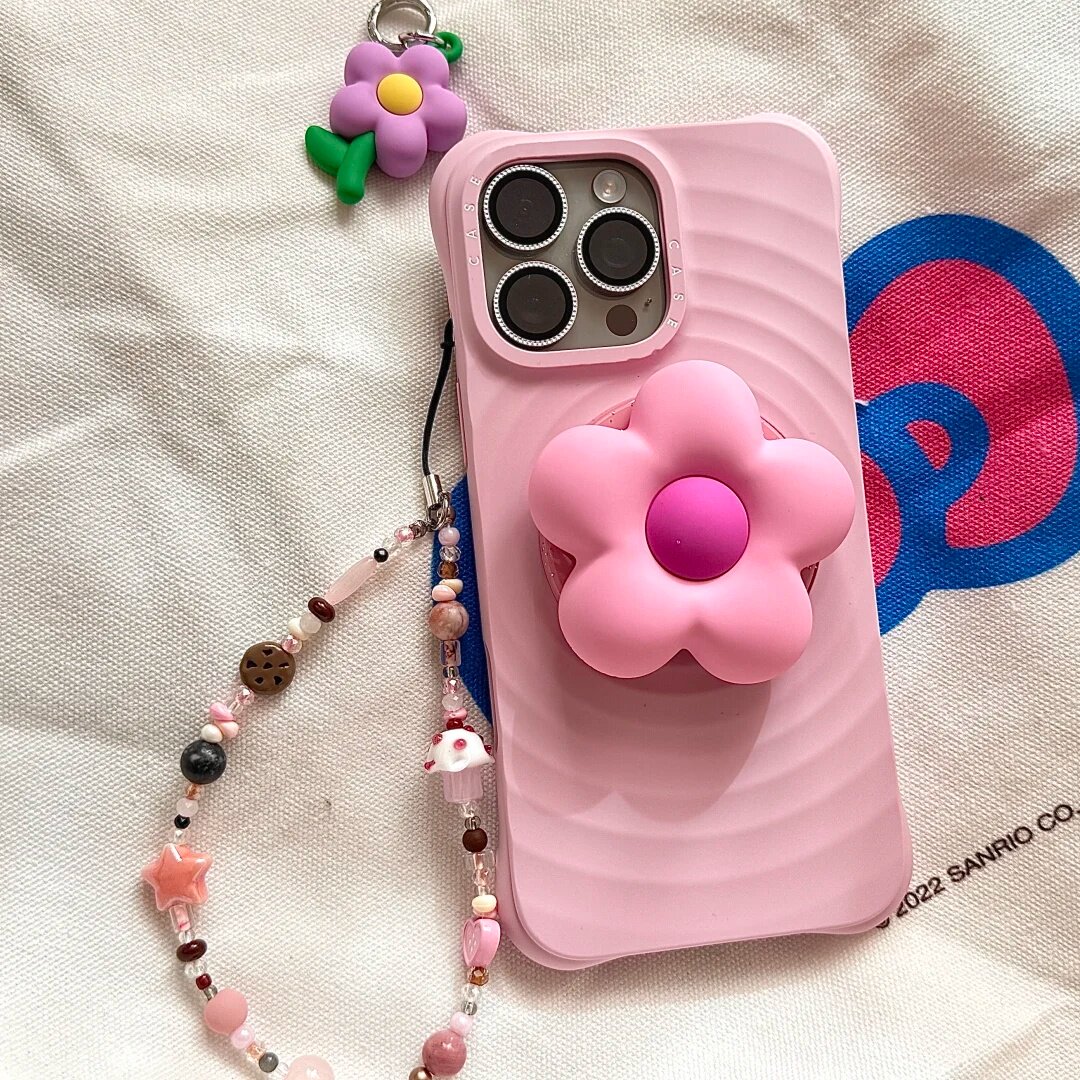 宋佳同款花朵立体磁吸手机支架