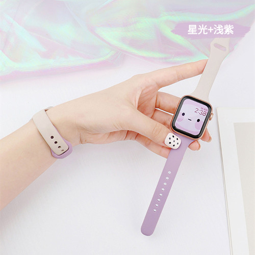 适用iwatch10小蛮腰硅胶表带