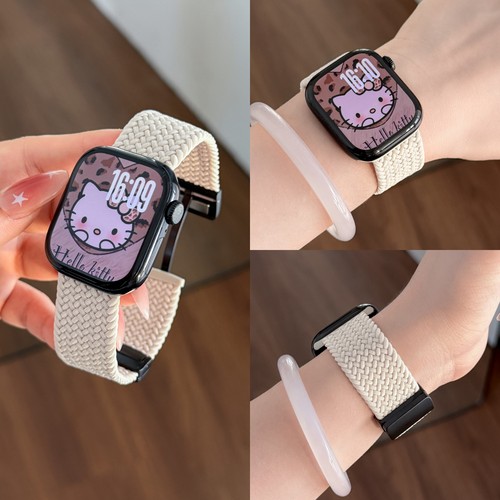 适用苹果手表iwatch11表带编织