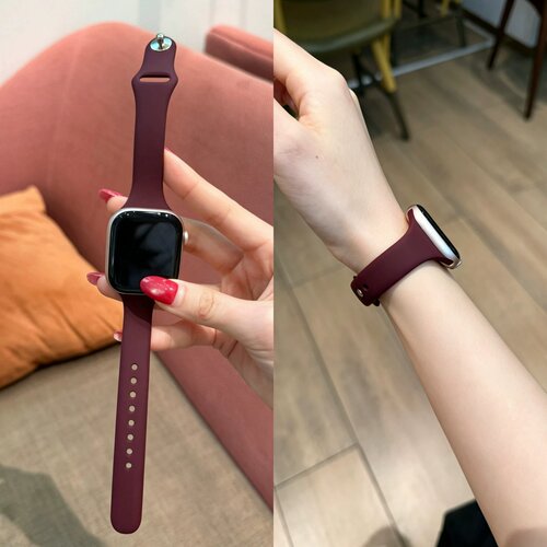 AppleWatch12勃艮第红表带
