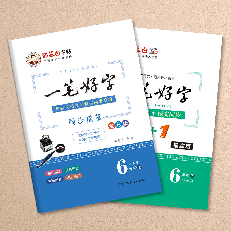 语文课本同步临摹初学者儿童练字神器21天楷书练习写字帖生字每日一练