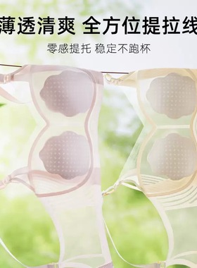 哺乳内衣夏季薄款产后喂奶专用无痕大码聚拢防下垂怀孕期孕妇文胸