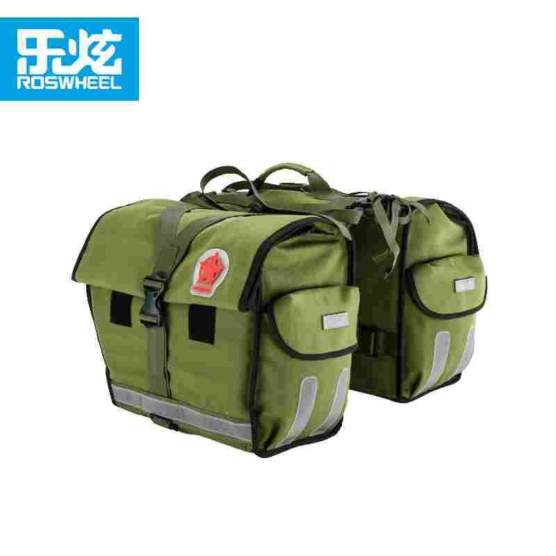 ROSWHEEL乐炫 山地自行车包驮包货架包川藏线帆布驼包防雨罩14686