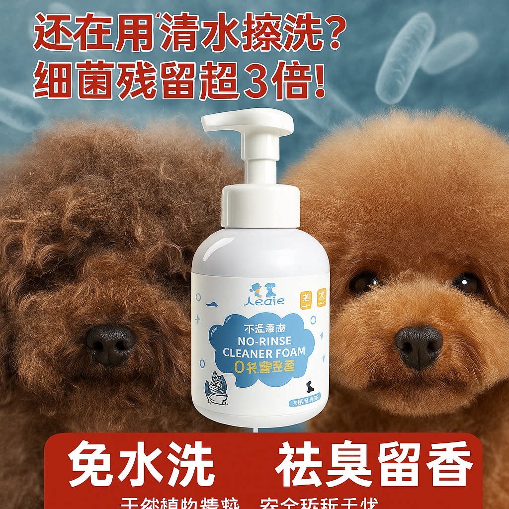 狗狗猫咪慕斯免洗香波