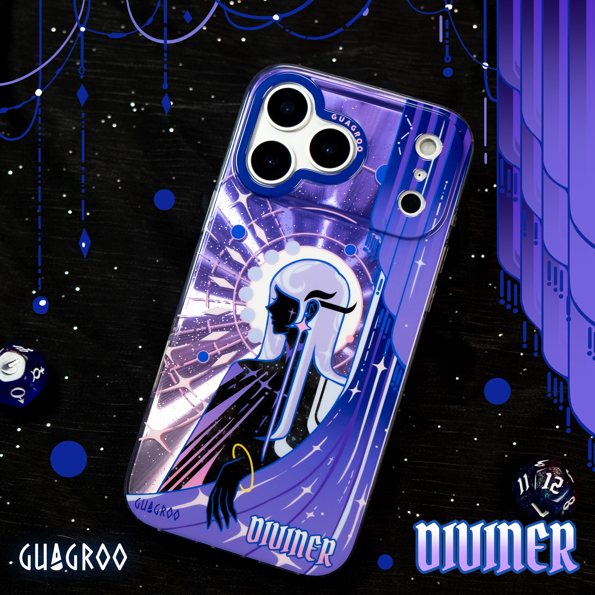 Guagroo「预言者Diviner」原创手机壳适用苹果17Pr