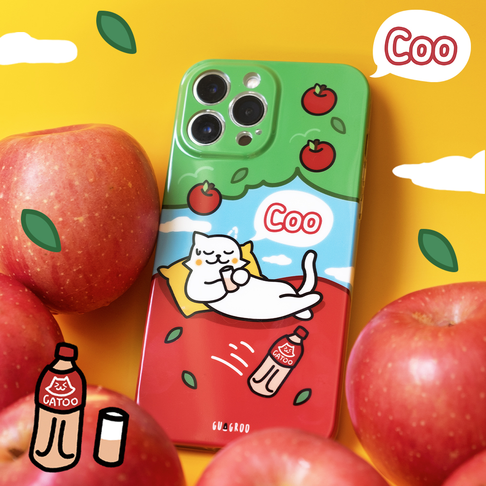 瓜咕噜Coo猫儿原创手机壳iphone14适用13可爱小众ProMax元气12亮面全包