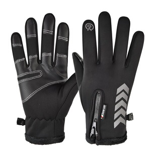 Winter cycling gloves men women with plush gloves保暖手套