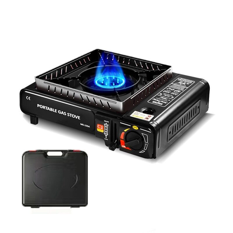 Portable outdoor card type barbecue gas stove卡式炉野燃气灶