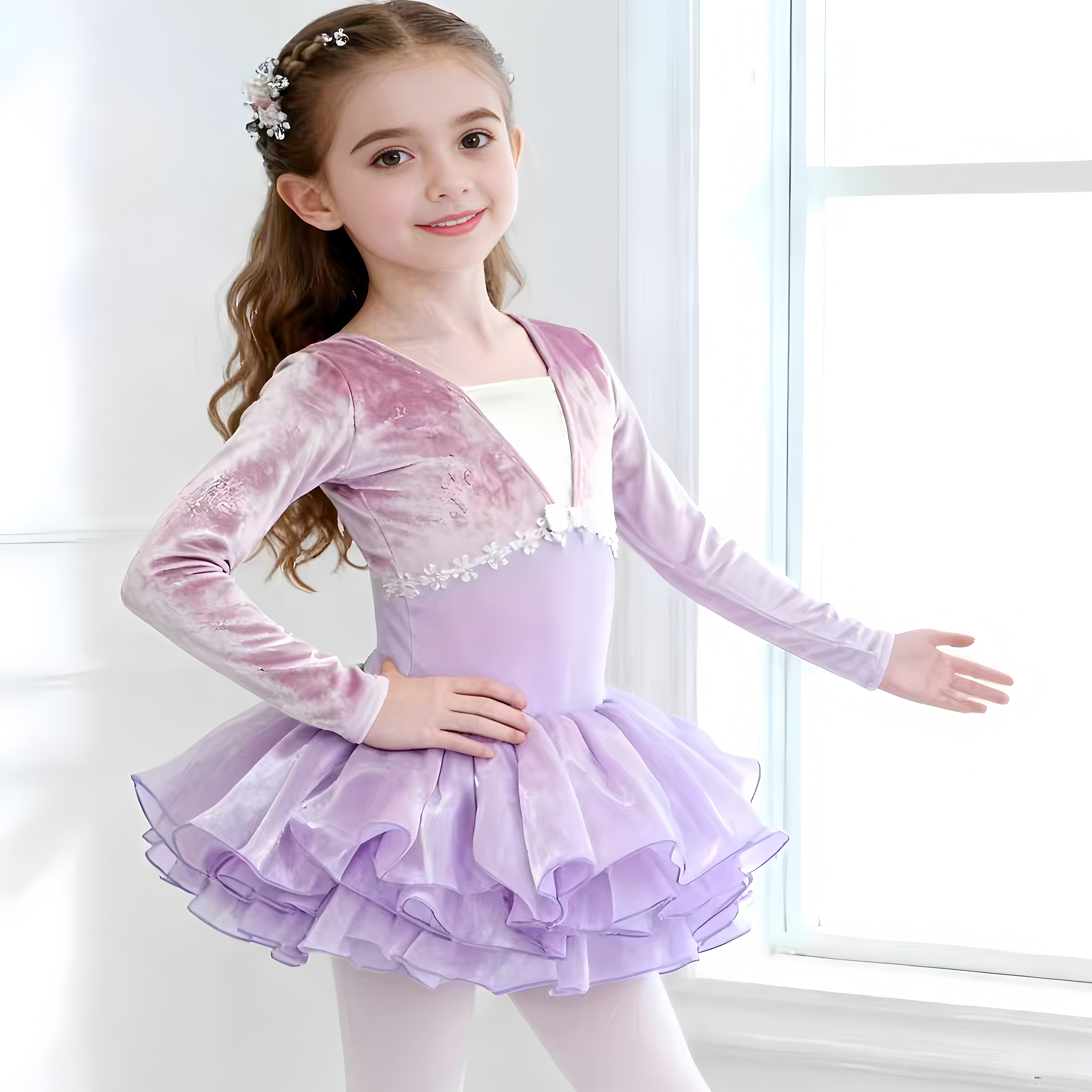 新款儿童舞蹈服紫色拼丝绒女练功服芭蕾舞服女童长袖中国舞体操服,童装/婴儿装/亲子装,儿童演出服,淘宝优惠券,粉丝福利购,淘宝优惠卷