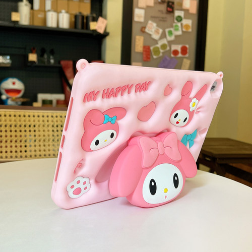 ipadair6保护套ipad9第九代八10.2寸硅胶9.7可爱美乐蒂适用34迷你5mini6新款pro2024防摔11苹果平板ipad10壳