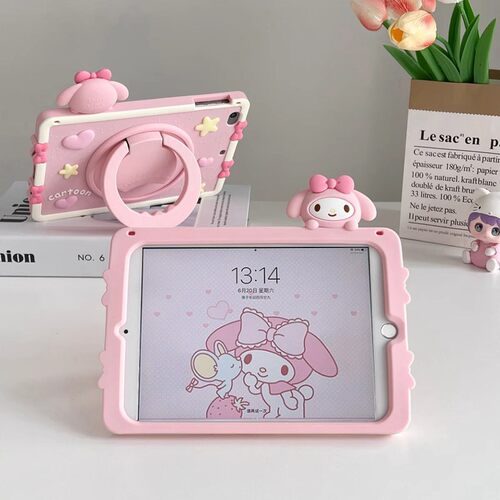 2025年11代苹果iPad9保护壳10.2平板Pro11寸第五代保护套air5硅胶卡通ipad10代mini4女生可爱air2横竖支撑