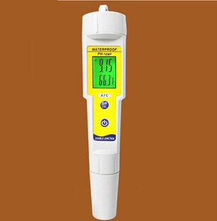 New Mini Pen-Type pH Meter pH-618 Automatic Correction with